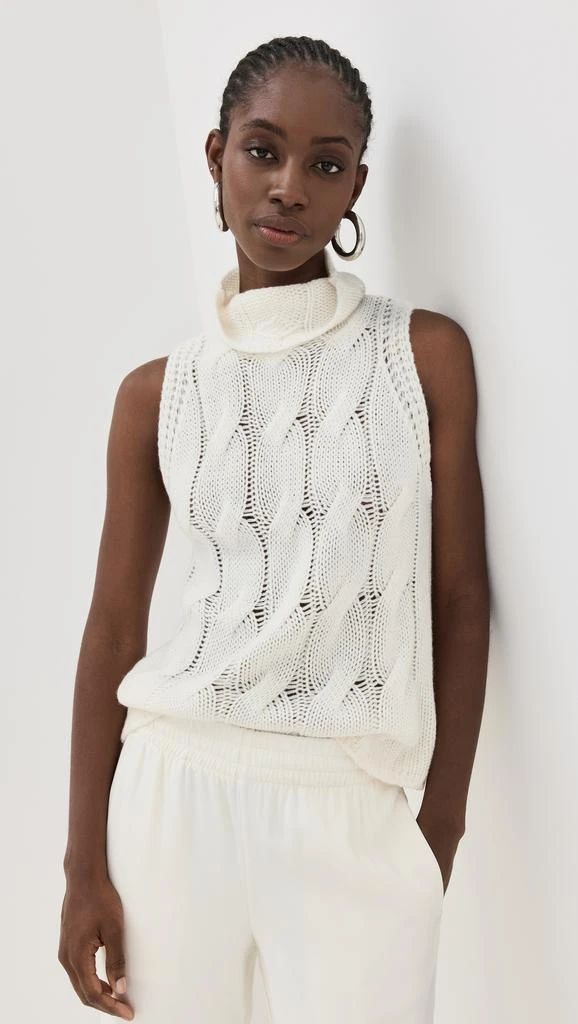 Sablyn Cashmere Saige B Cropped Turtleneck 1
