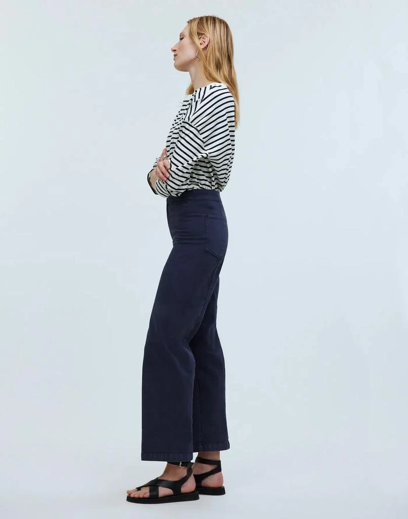 Madewell The Emmett Wide-Leg Crop Pant: Welt Pocket Edition 3