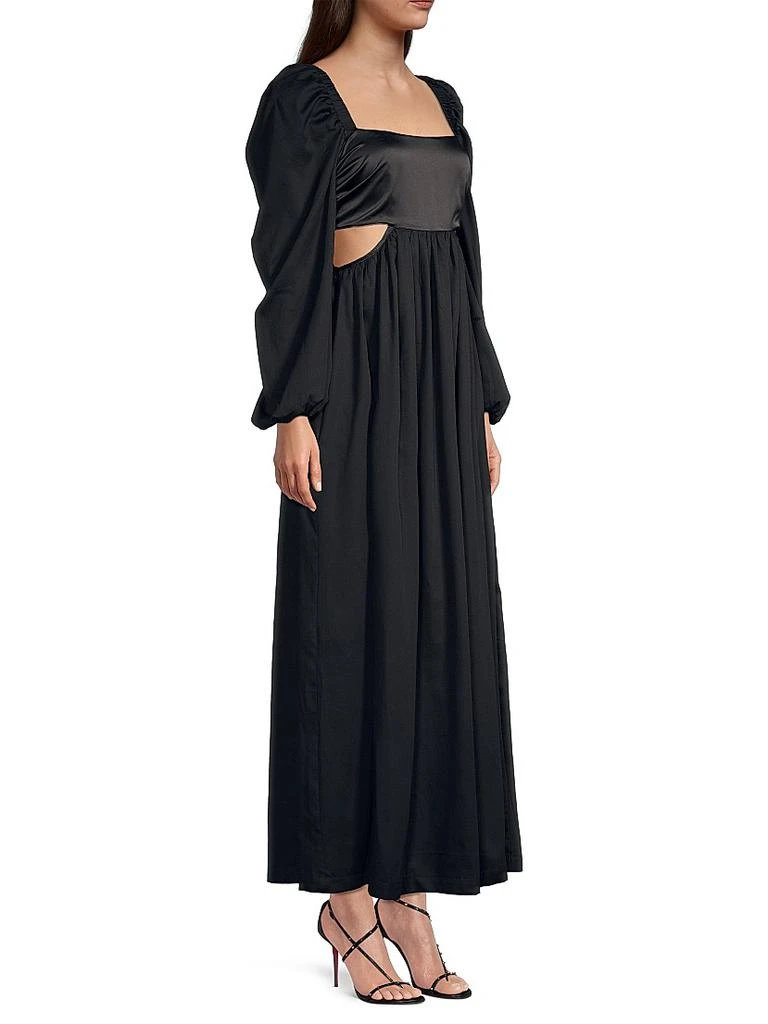 Hansen + Gretel Orbison Balloon-Sleeve Maxi Dress 4