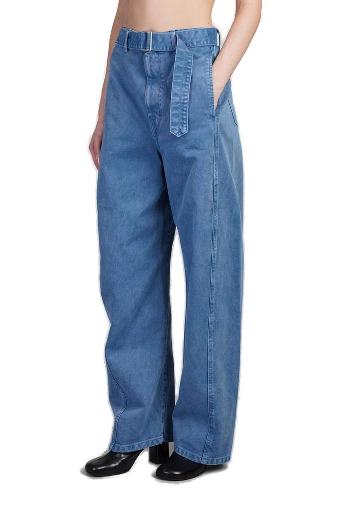 Lemaire Lemaire Belted Straight Leg Denim Jeans 3