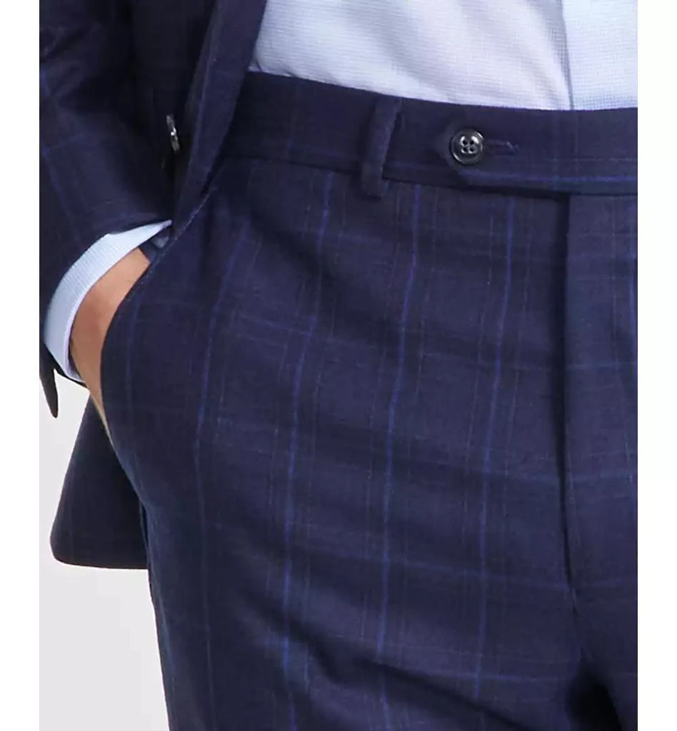 Michael Kors Men's Classic-Fit Wool-Blend Stretch Plaid Suit Separate Pants 5