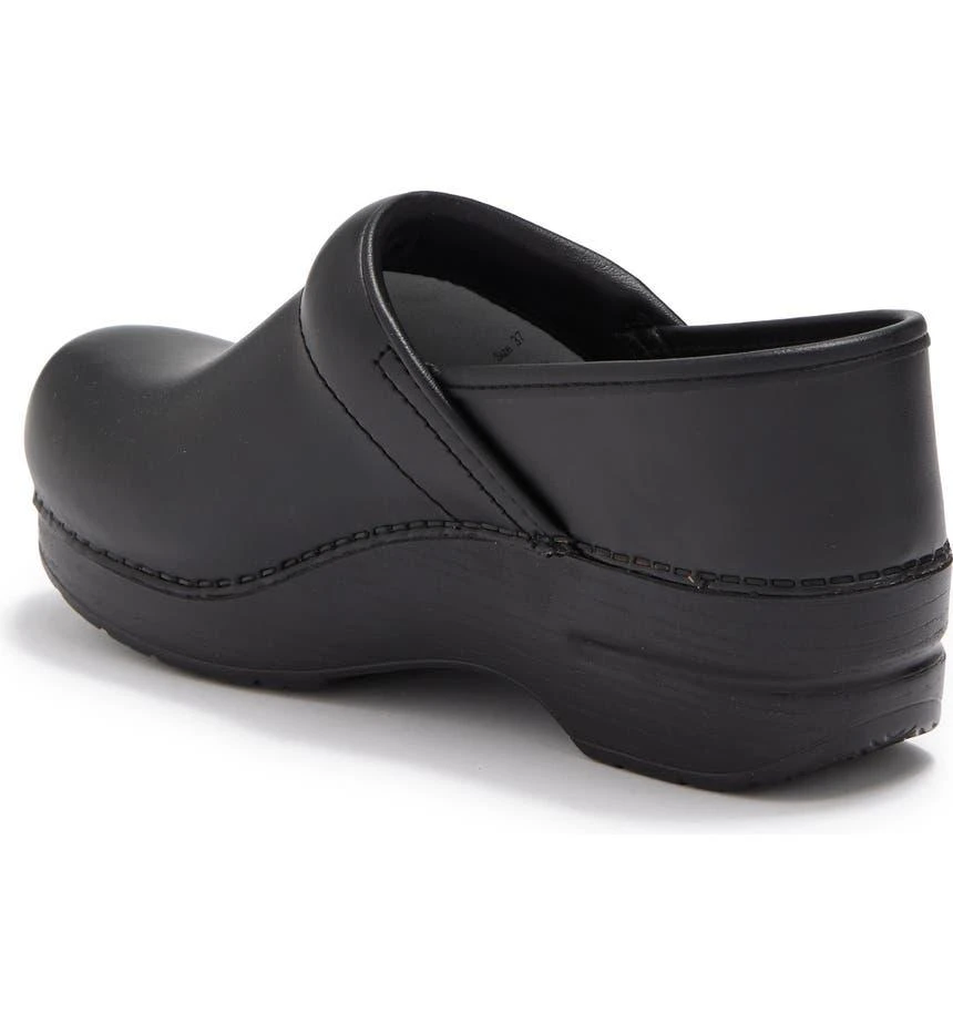 Dansko Professional Black Leather Clog 4