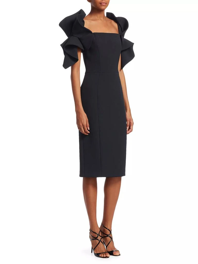 Badgley Mischka Origami Sleeve Dress 3