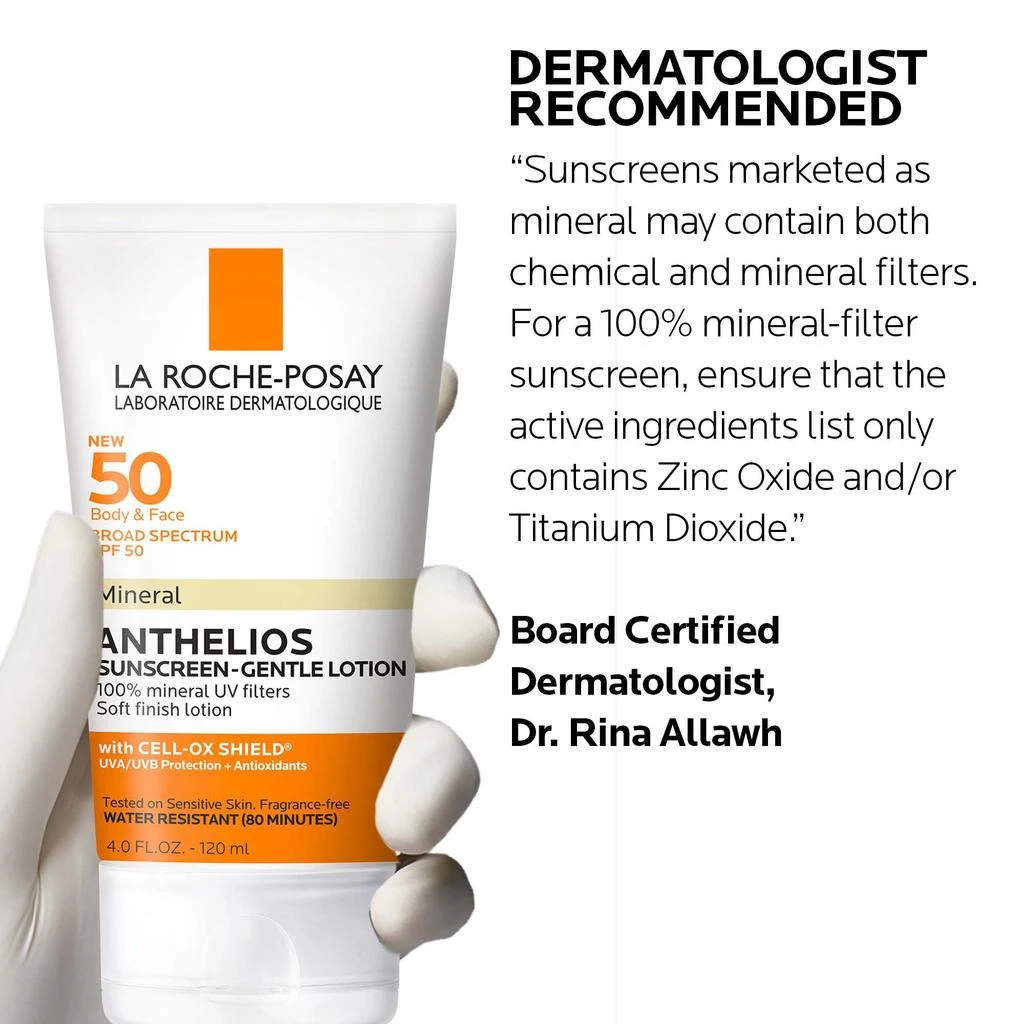 La Roche Posay La Roche-Posay Anthelios Gentle Lotion Mineral Sunscreen SPF 50 6