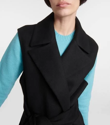 Joseph Garance wool and cashmere wrap coat 4