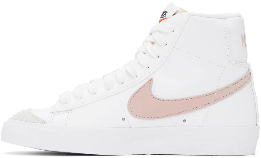 NIKE White Blazer Mid 
77 Sneakers 3