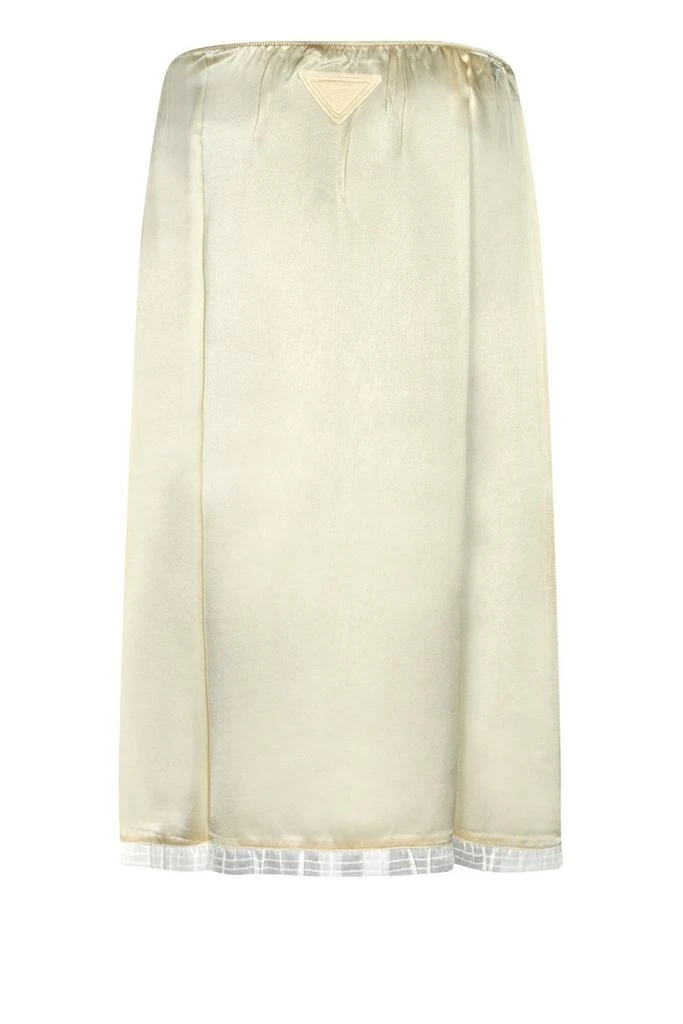 Prada Prada Satin Midi Skirt 2