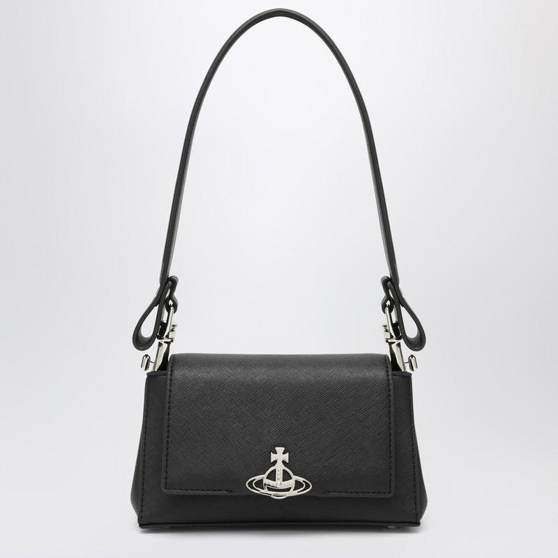 【関税&送料込】Vivienne Westwood Medium Black Smooth Should Vivienne Westwood Black Archive Large Yasmine Bag - Shoulder