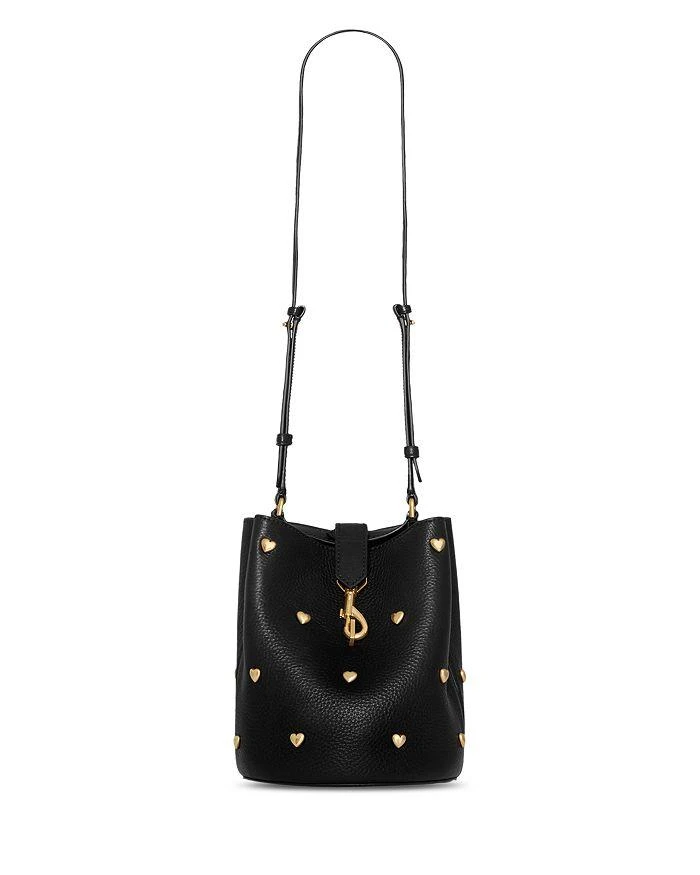 Rebecca Minkoff Studded Small Heart Bucket Bag 1