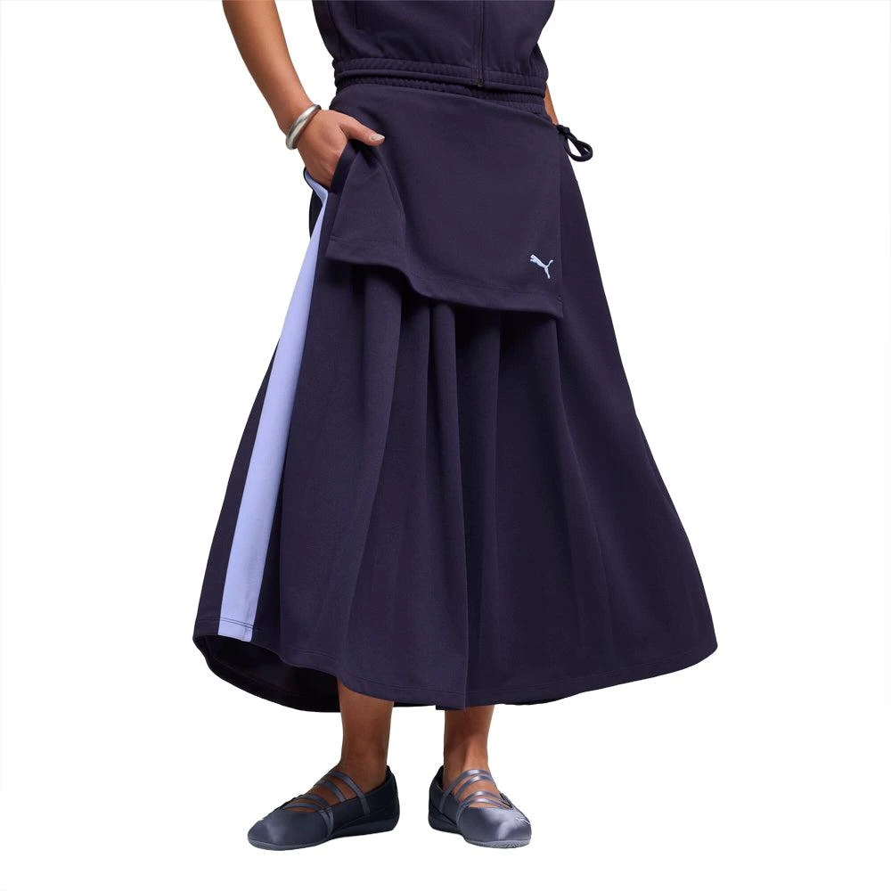 knee length dresses for ladies Puma Women's Infuse Sculpted Dress – BlackPuma main image 0