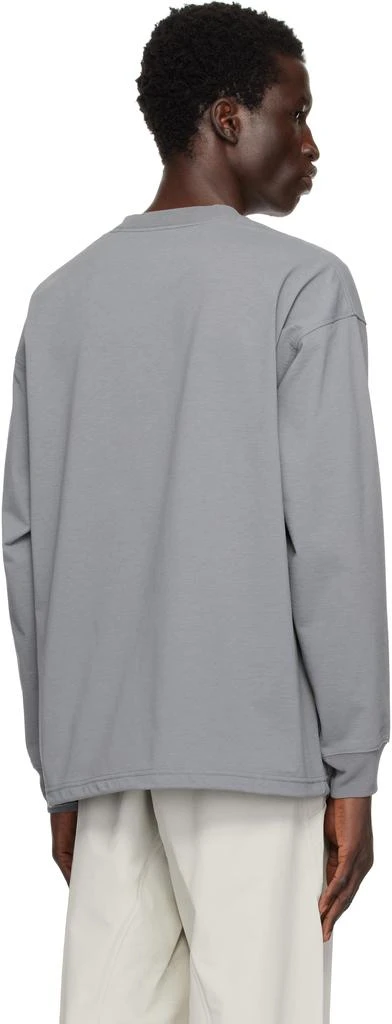 DAIWA PIER39 Gray Tech Crew Neck T-shirt 3