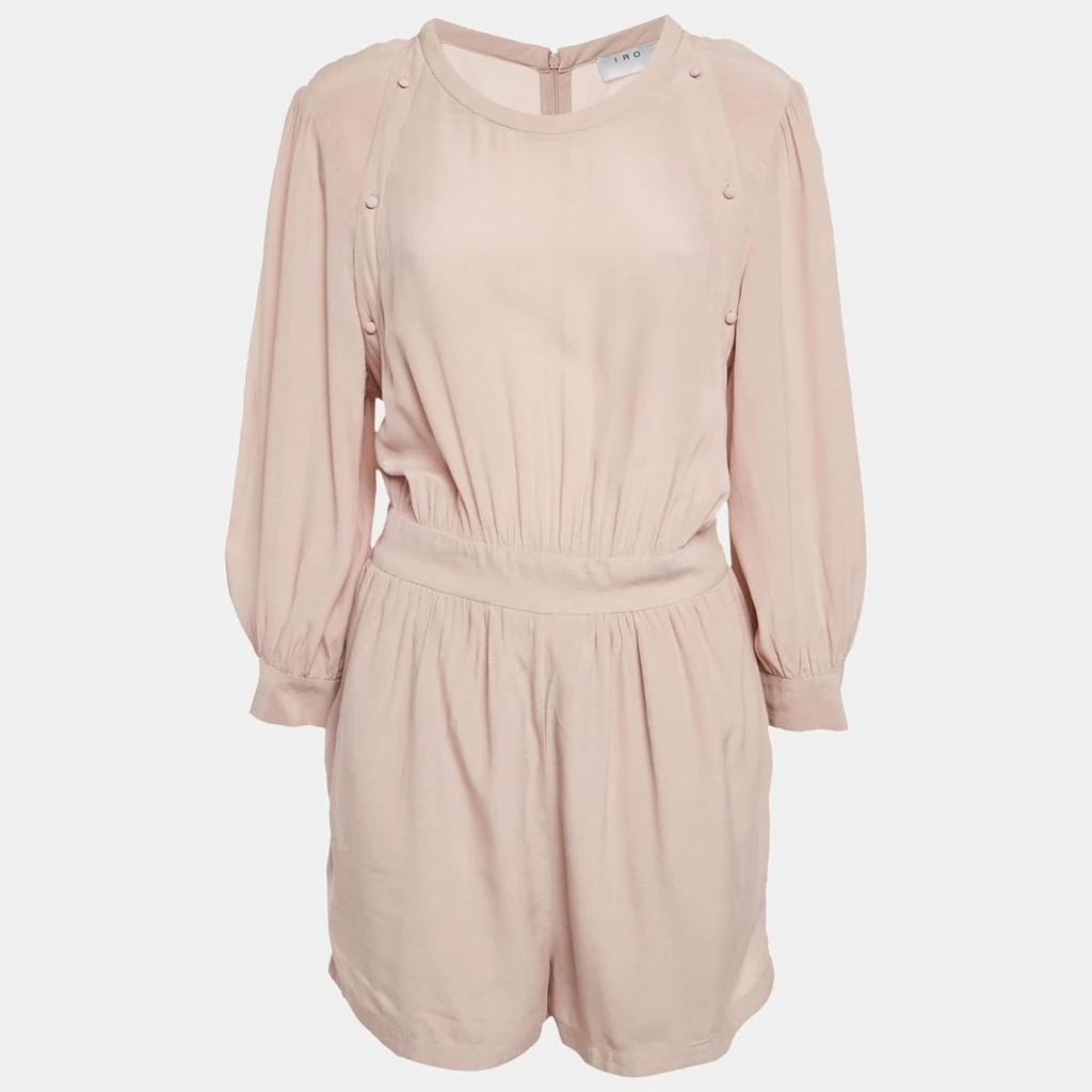 strapless open back dress IRO Cedar Short Sleeved Mini Dress in Light Pink – Order Of Style main image 0