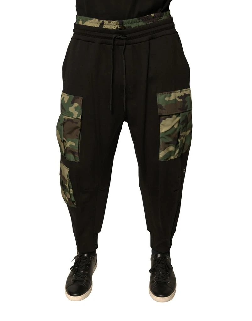 Dolce 
Gabbana Camouflage Cotton Jogger Cargo Men
s Pants