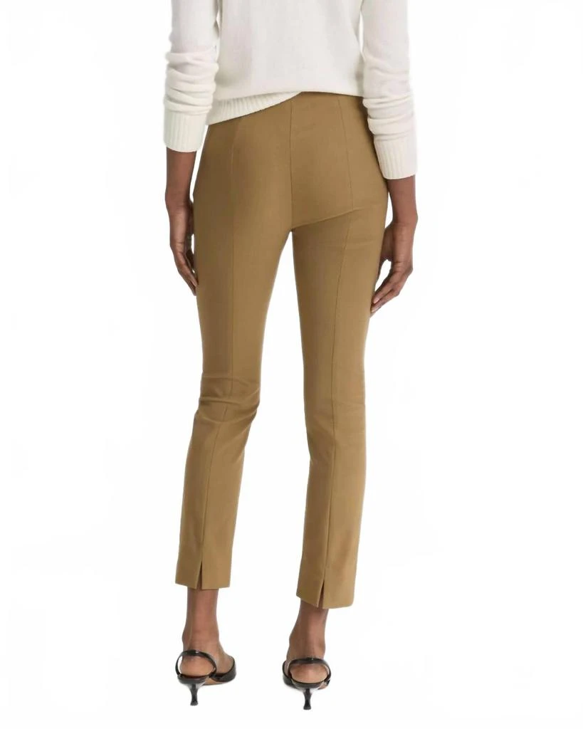 Vince High Waist Stitch Front Legging In Oak Wood 3