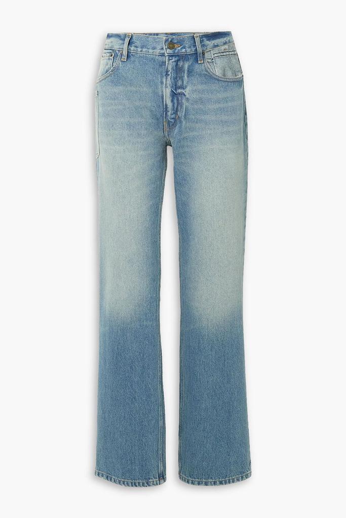 GAUCHERE Cutout low-rise straight-leg jeans