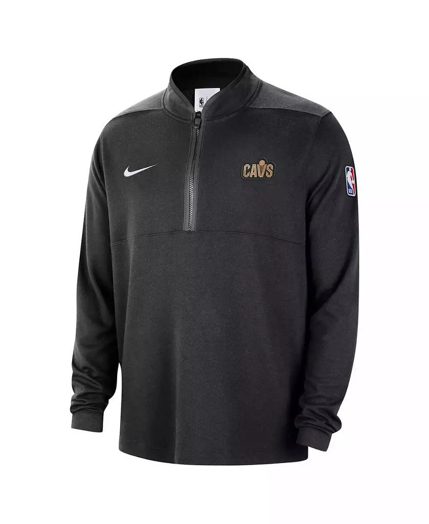 NIKE Men's Black Cleveland Cavaliers 2024/25 Courtside Performance Half-Zip Top 2