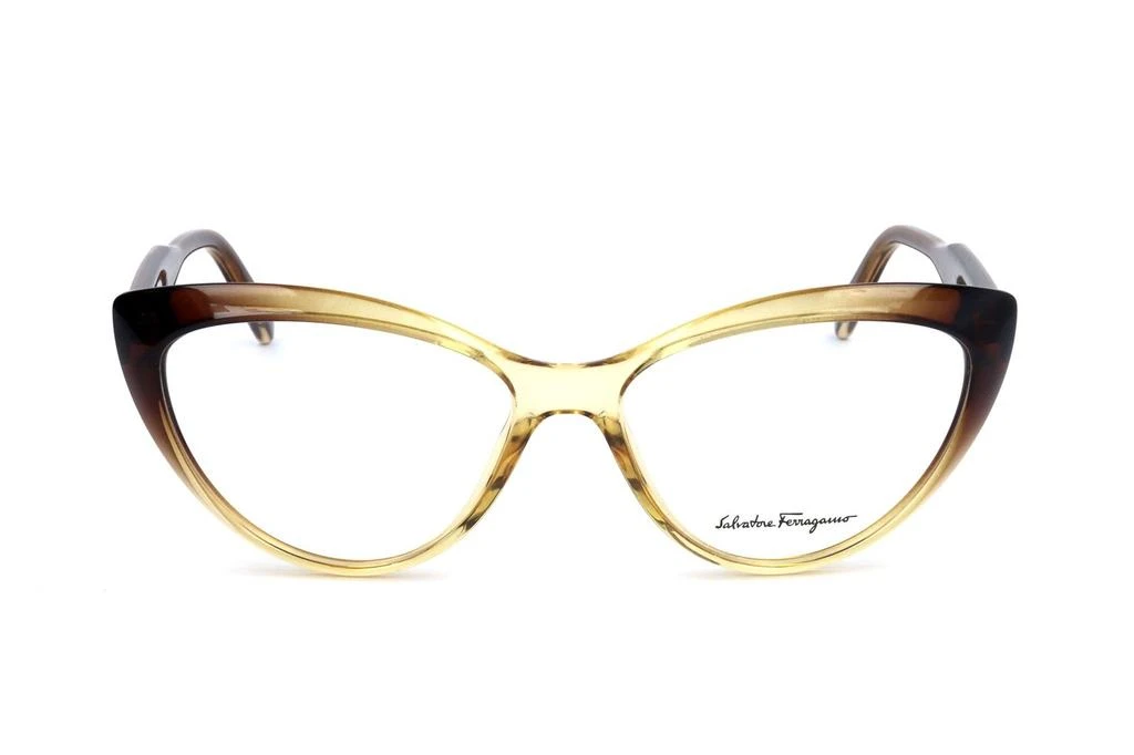 Salvatore Ferragamo Eyewear Salvatore Ferragamo Eyewear Cat-Eye Frame Glasses 1