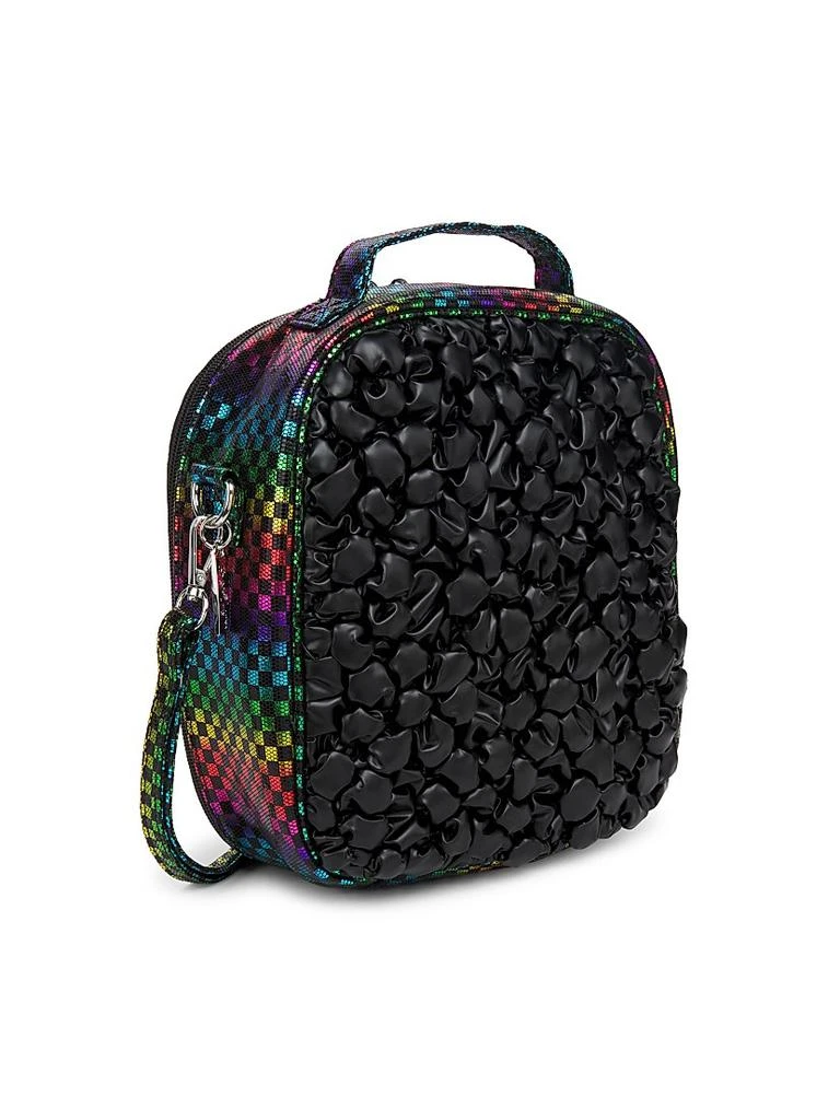 Bari Lynn Girl's Checkered Rainbow Lunch Box 2