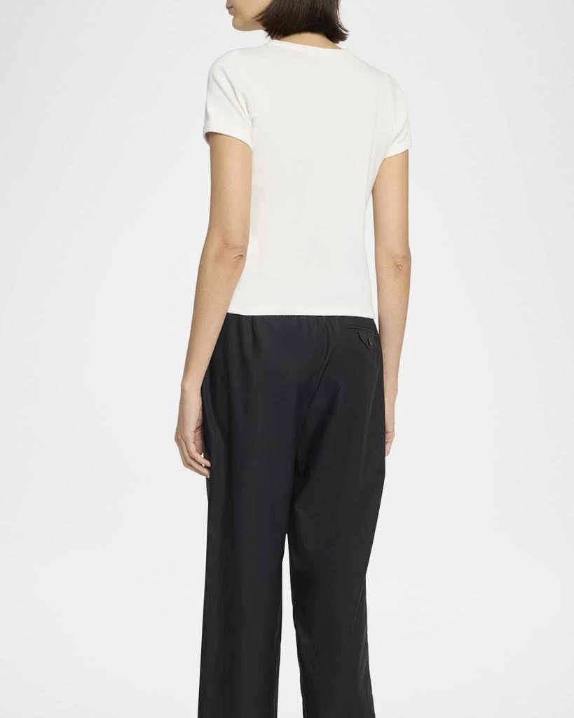 The Row Torya Short-Sleeve Slim T-Shirt 3