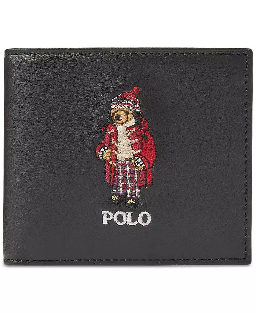 Ralph Lauren Men's Polo Bear Leather Billfold Wallet 1