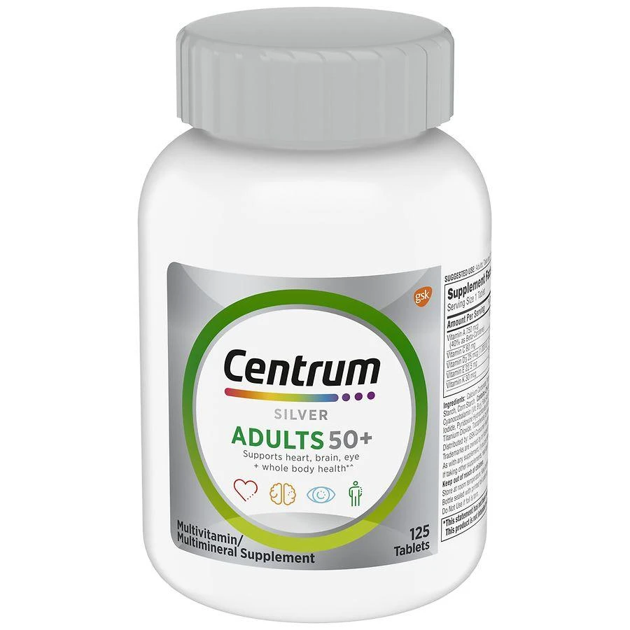 Centrum Adult 50+, Multivitamin & Multimineral Supplements Tablets 3