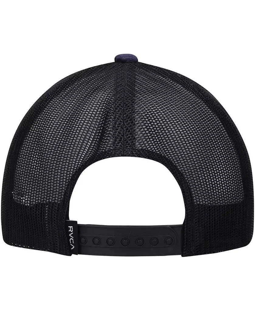 RVCA Men's Navy VA All The Way Trucker Snapback Hat 2