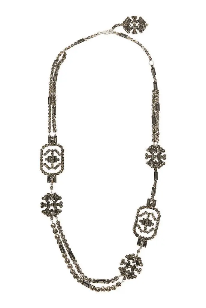 Max Mara Rhinestone necklace 4