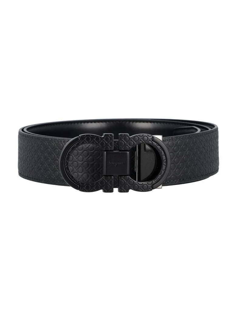 Salvatore Ferragamo Ferragamo Gancini Logo Plaque Belt 2