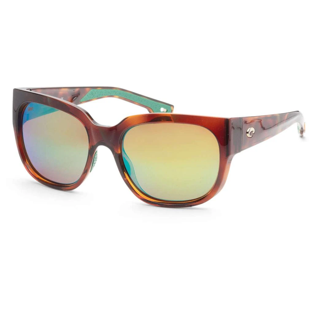 Costa Del Mar Costa del Mar Women's Brown Pillow Polarized Sunglasses 1