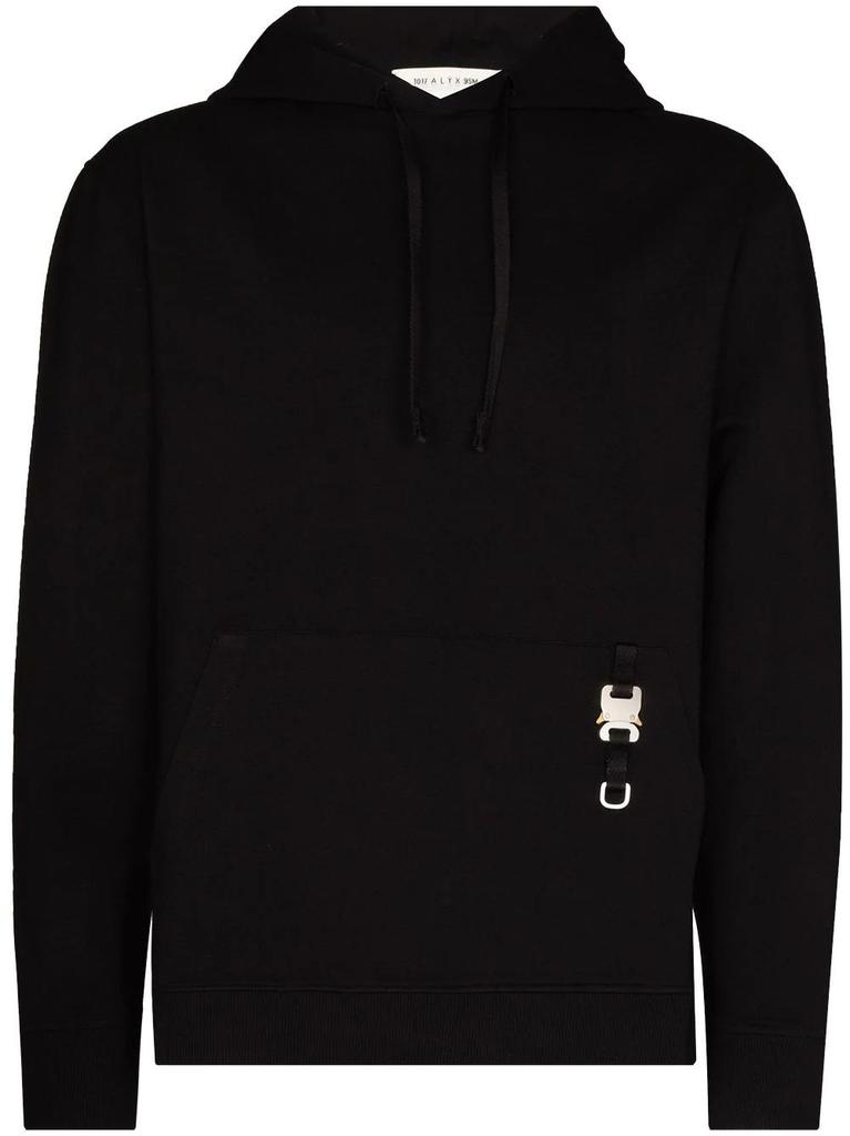 NA Buckle detail black Hoodie