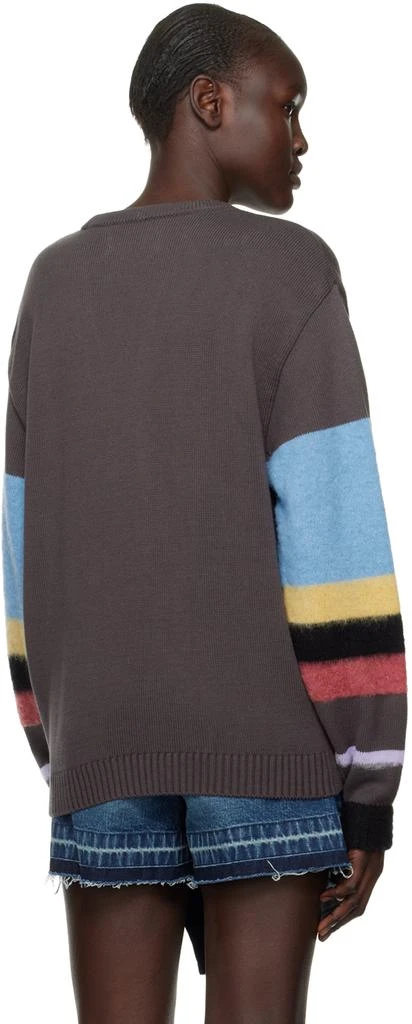 Awake NY Brown Striped Cardigan 3