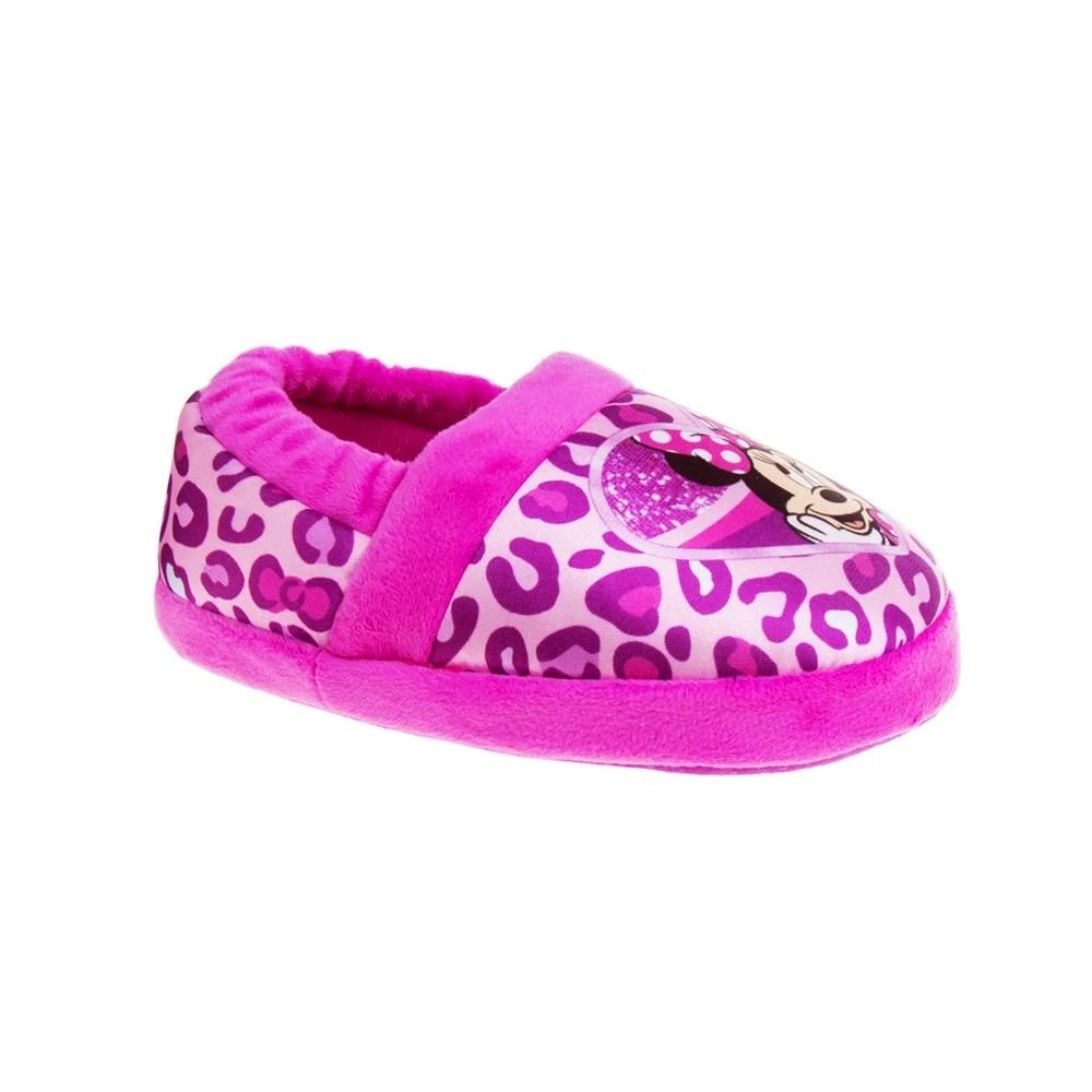 Disney Little Girls Minnie Mouse Dual Sizes Slippers 1