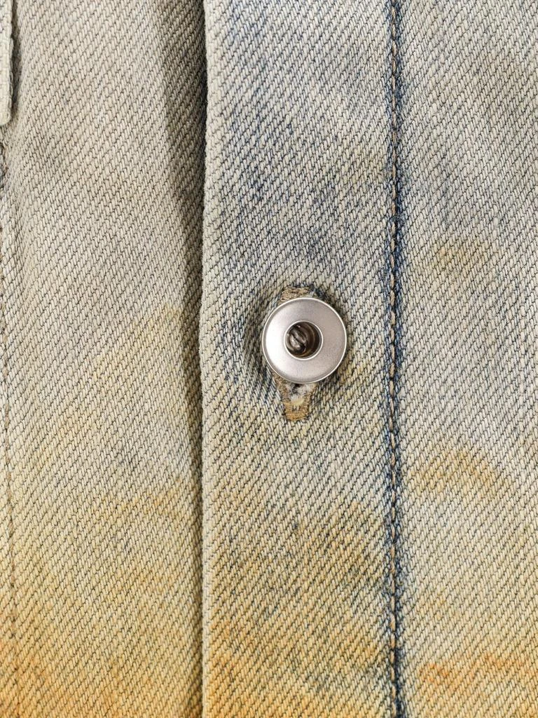 DRKSHDW Denim shirt with ripped effect on the bottom 3