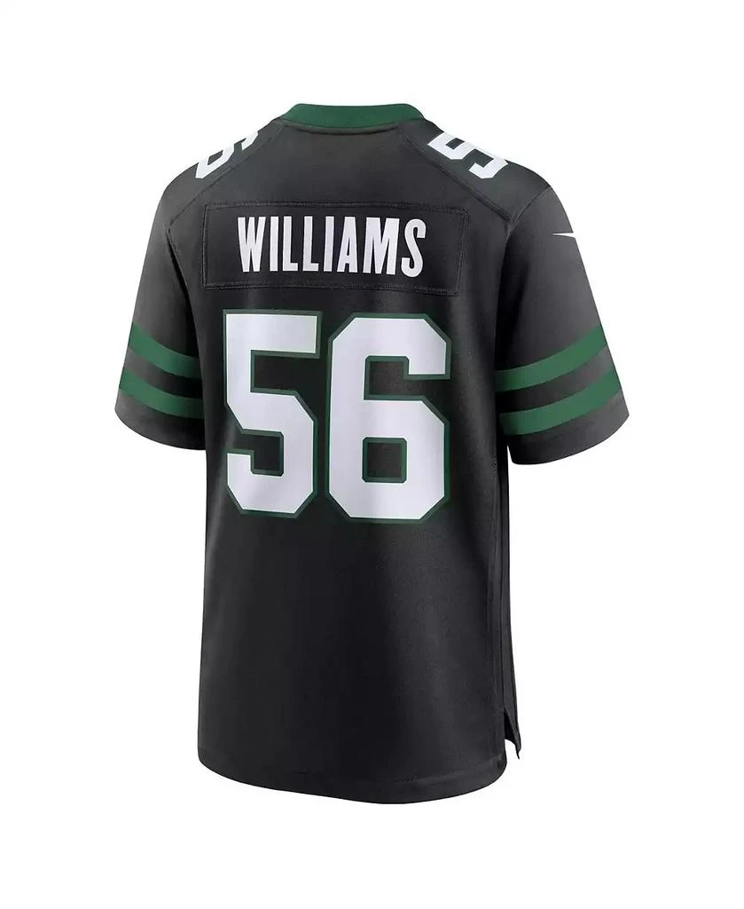 NIKE Men's Quincy Williams Legacy Black New York Jets Alternate Game Jersey 3