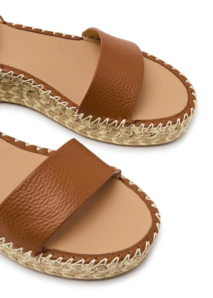 Valentino Rockstud 50 leather wedge espadrilles 3
