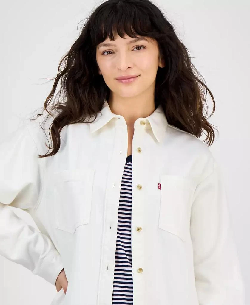 Levi's Women's Iris Button-Front Cotton Overshirt 3