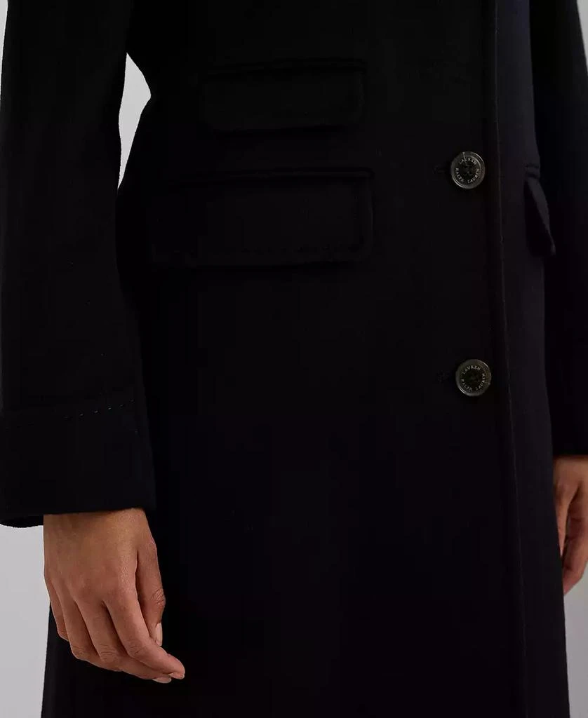 Ralph Lauren Women's Long Notched-Collar Coat 5
