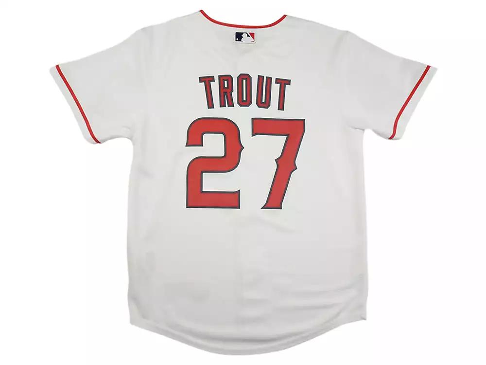 NIKE Big Boys and Girls Los Angeles Angels Mike Trout Official Player Jersey