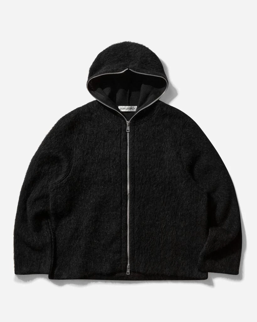 Our Legacy Men's Full Zip Hoodie Black 1