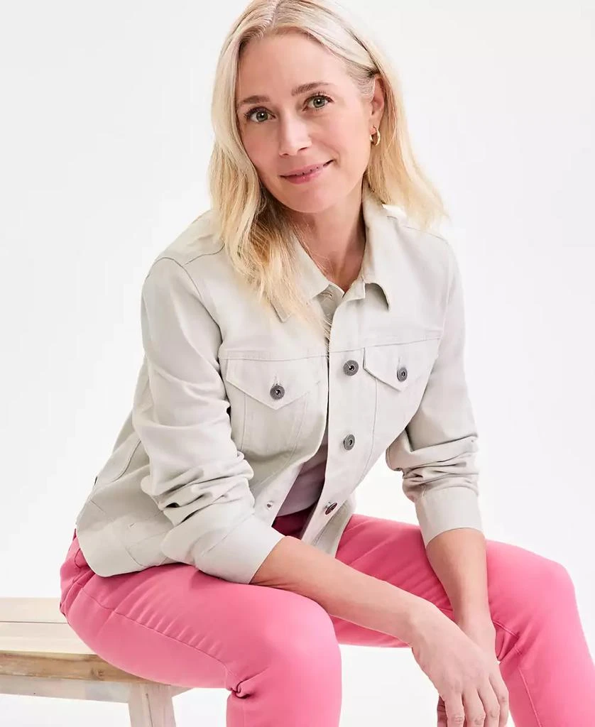 Style & Co Women's Classic Denim Jacket, Created for Macy's 1