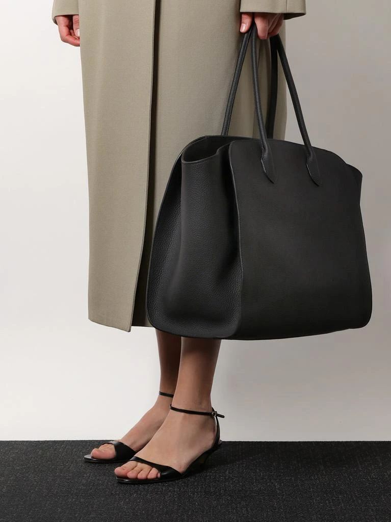 The Row Vika 35 leather heel sandals 2
