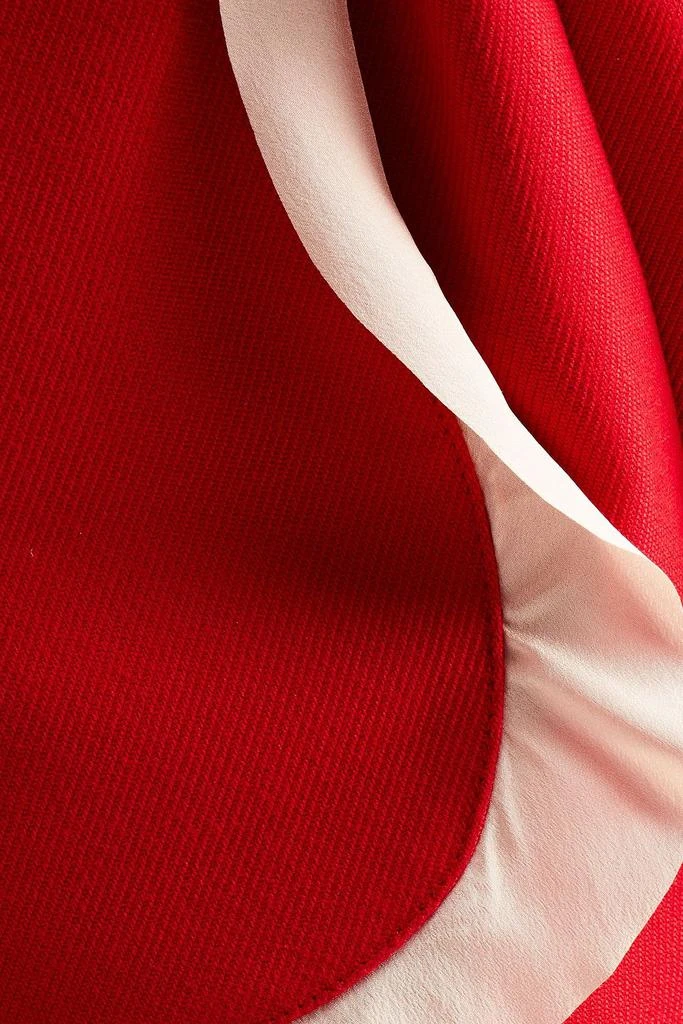 RED Valentino Ruffled twill shorts 4