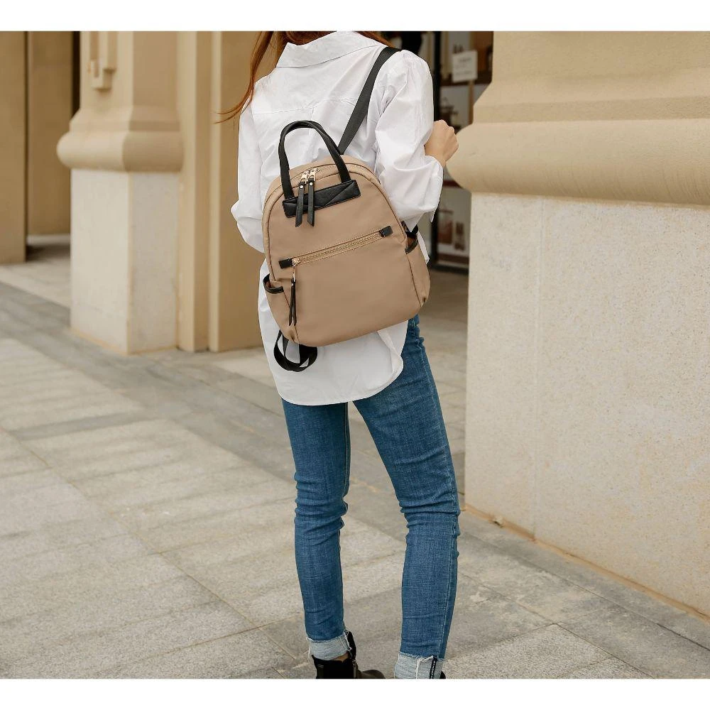 MKF Collection By Mia K. Greer Nylon Backpack Multi Pockets 2