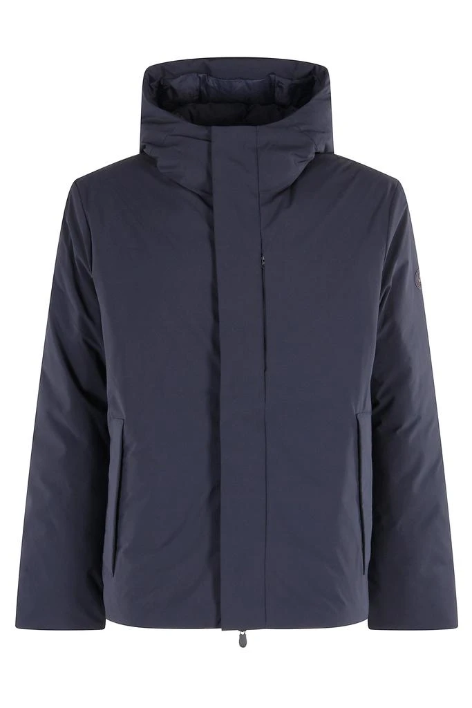 Save The Duck Padded Jacket With Hood And Button Closure