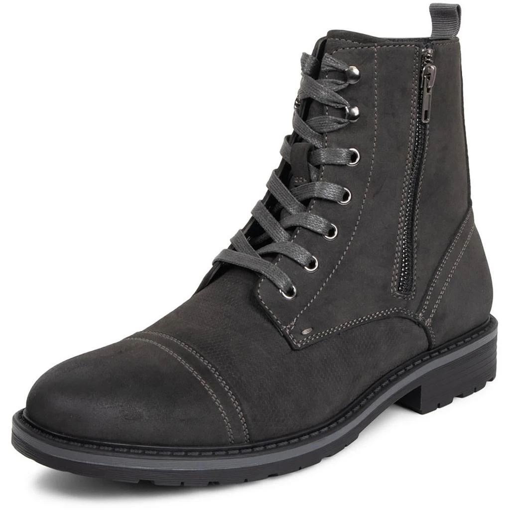 Unlisted Kenneth Cole Captain Boot Mens Faux Suede Round Toe Combat & Lace-up Boots 3