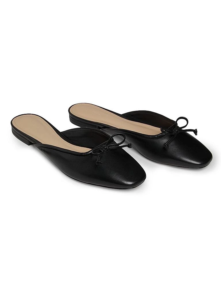 22élevé Bow-Embellished Leather Ballet Mules 2