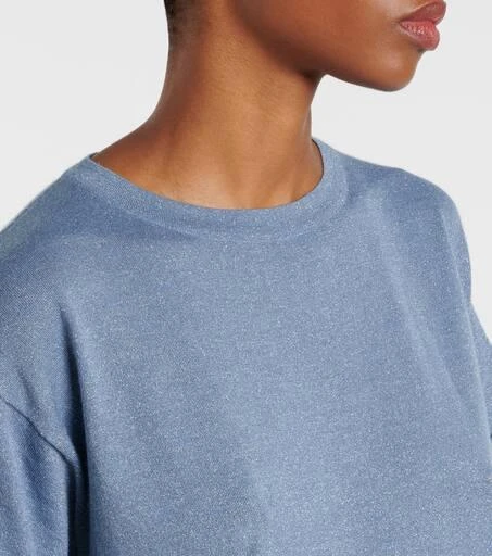 Brunello Cucinelli Cashmere and silk-blend top 4