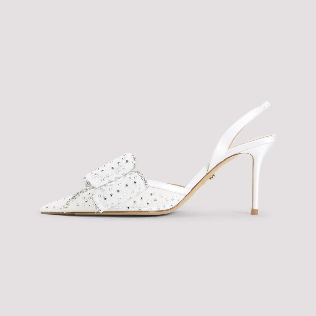 Mach & Mach Le Cadeau Mesh Strass Pumps 4