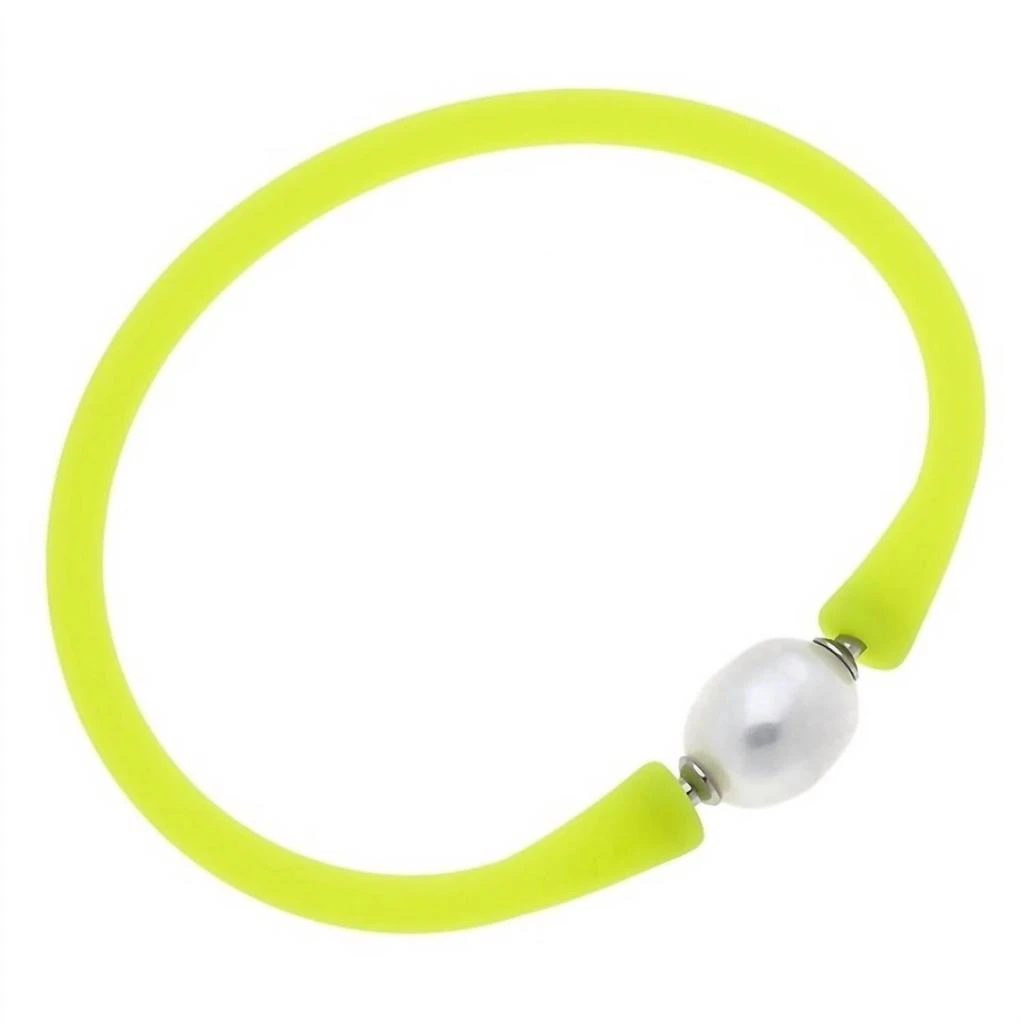 CANVAS Style Canvas Style - Women
s Bali Freshwater Pearl Silicone Bracelet