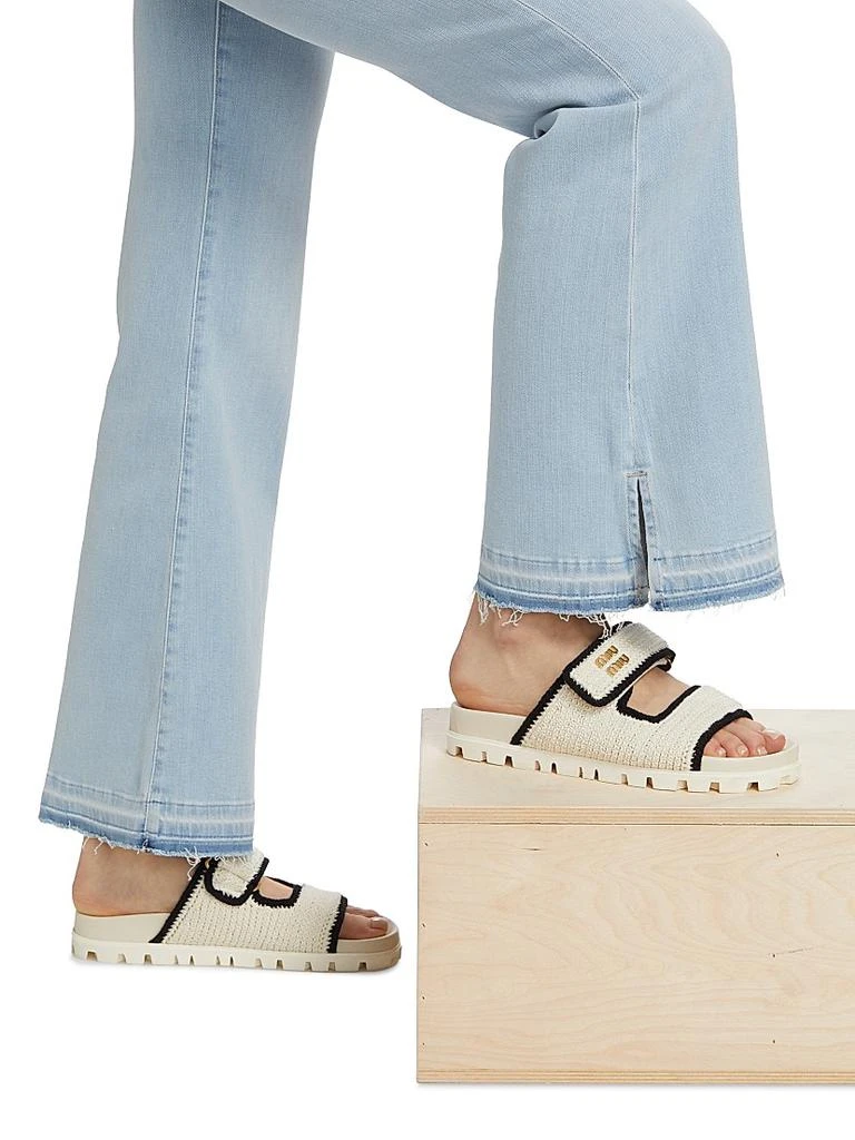 FRAME Le Easy Released Fray Hem Flare Jeans 6